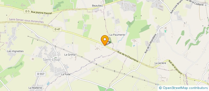 localisation de l'entreprise EARL LEMARDELE à SAINT-LOUP