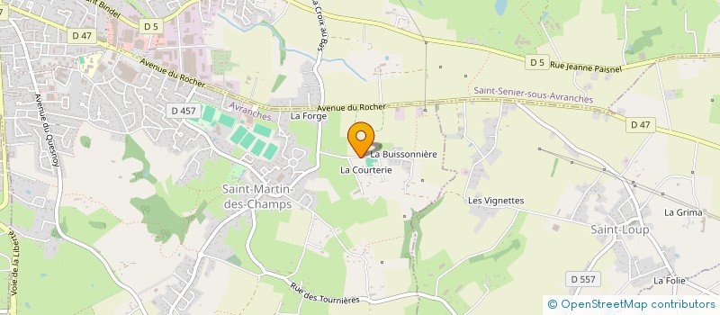 localisation de l'entreprise EARL LEMASLE  AVRANCHES