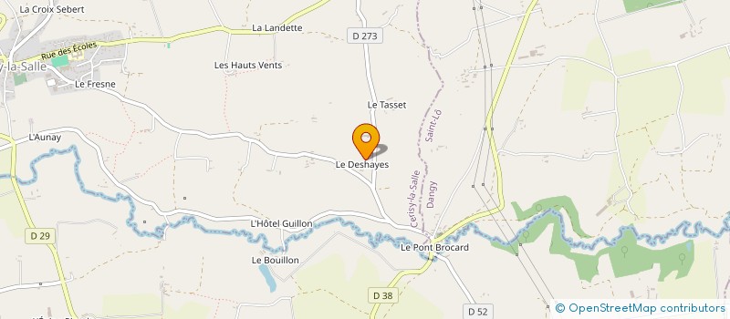 localisation de l'entreprise EARL LEMASSON à CERISY-LA-SALLE