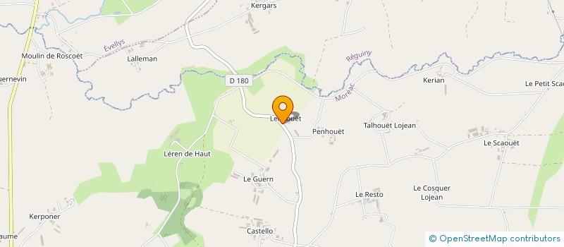 localisation de l'entreprise EARL LENHOUET à MOREAC