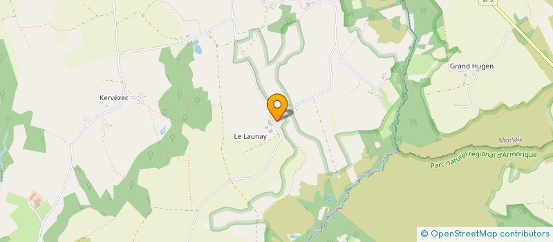localisation de l'entreprise EARL LEON  PLOUGONVEN
