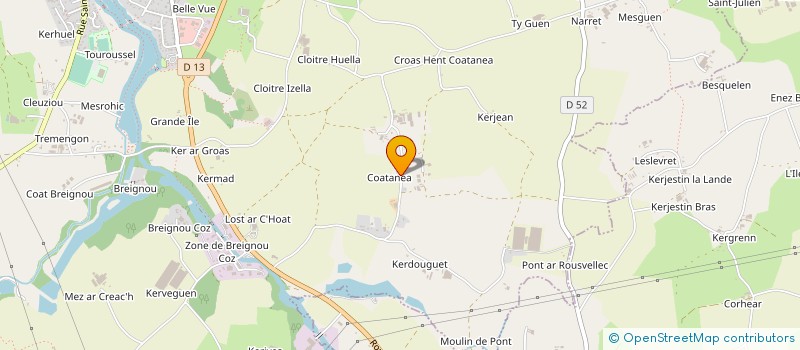 localisation de l'entreprise EARL LEON JEAN à BOURG-BLANC