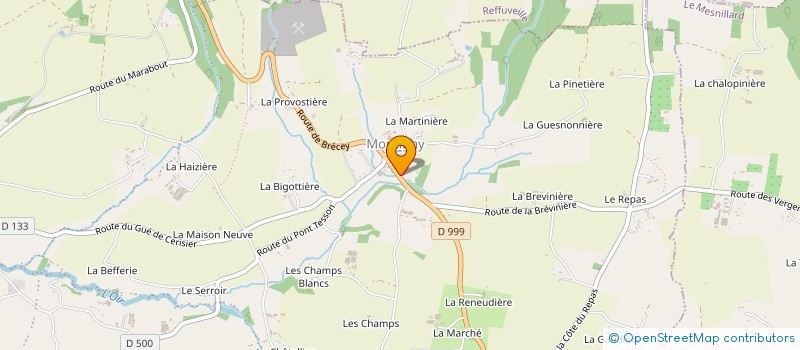 localisation de l'entreprise EARL LEPELTIER  ISIGNY-LE-BUAT