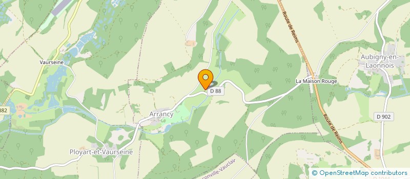 localisation de l'entreprise EARL LEPOLARD JEROME  ARRANCY