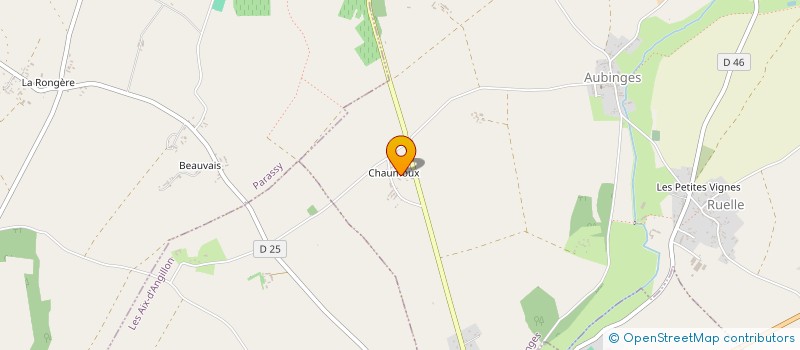 localisation de l'entreprise EARL LEPRESLE  AUBINGES