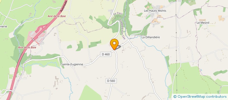 localisation de l'entreprise EARL LEPRIEUR à TIREPIED-SUR-SEE