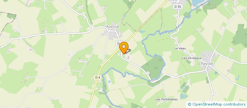 localisation de l'entreprise EARL LEROUX à AVESSE