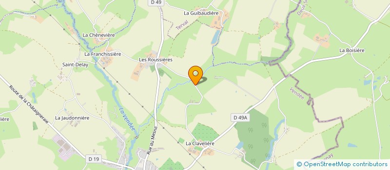 localisation de l'entreprise EARL LES 2 VILLAGES  SAINT-HILAIRE-DE-VOUST