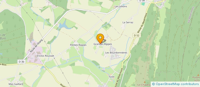 localisation de l'entreprise EARL LES 3 G. à VAL-REVERMONT