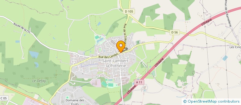 localisation de l'entreprise EARL LES 7 EPIS à SAINT-LEGER-DE-LINIERES