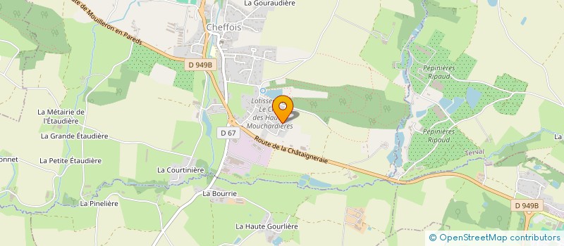 localisation de l'entreprise EARL LES ALBERGES à CHEFFOIS