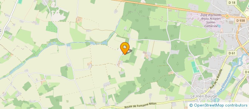 localisation de l'entreprise EARL LES ALBORDEAUX  BAUGE-EN-ANJOU