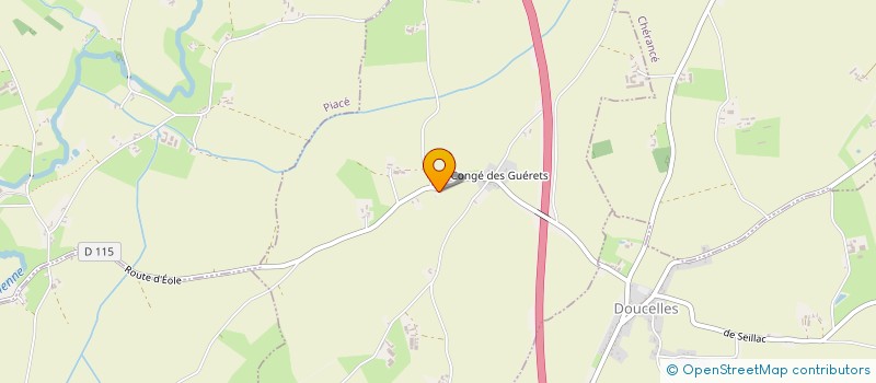 localisation de l'entreprise EARL LES ALLEES  VERNIE