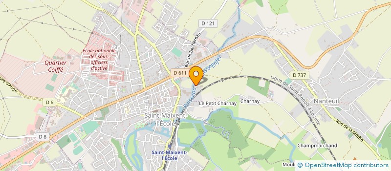 localisation de l'entreprise EARL LES ALLEES VERTES à NANTEUIL