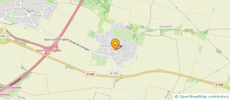 localisation de l'entreprise EARL LES ALPINES à VOUILLE