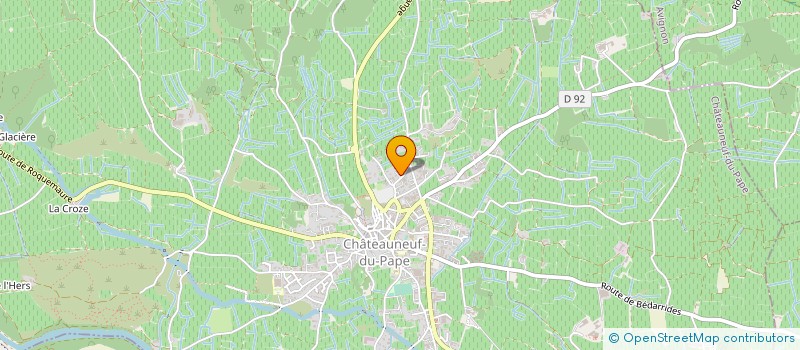 localisation de l'entreprise EARL LES AMANDIERS  CHATEAUNEUF-DU-PAPE