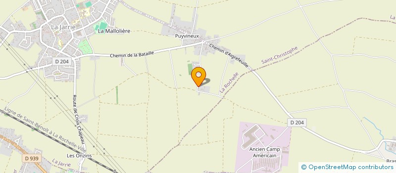 localisation de l'entreprise EARL LES ARPENTS DU MOULIN  LA JARRIE