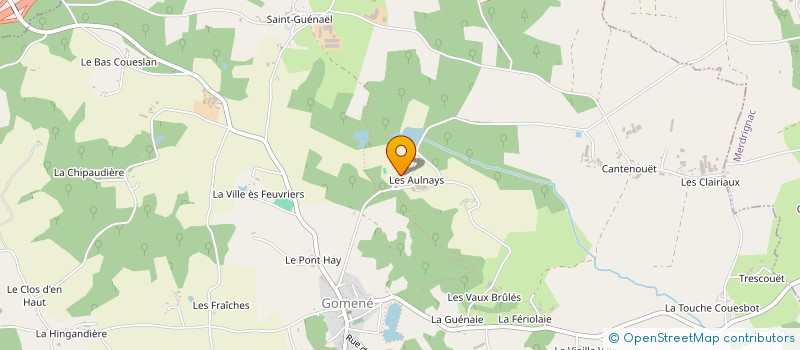 localisation de l'entreprise EARL LES AULNAYS  GOMENE