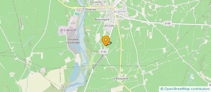 localisation de l'entreprise EARL LES AVOCATS  CAIRANNE