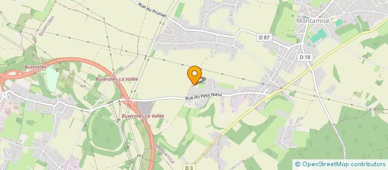 localisation de l'entreprise EARL LES BELLES DES PRES  MONTAMISE