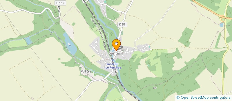 localisation de l'entreprise EARL LES BELLES VUES  SANTEUIL