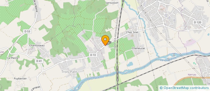 localisation de l'entreprise EARL LES BERGERONS à LINARS