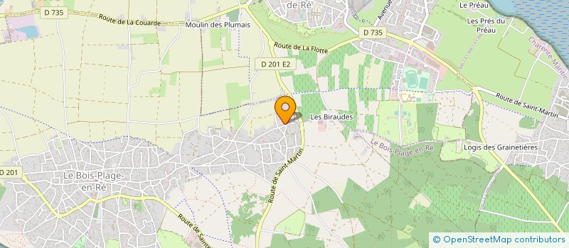 localisation de l'entreprise EARL LES BERNACHES  LE BOIS-PLAGE-EN-RE
