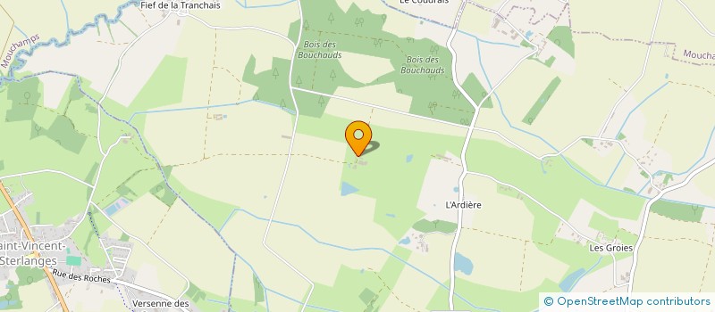 localisation de l'entreprise EARL LES BOUCHAUDS  SAINT-GERMAIN-DE-PRINCAY