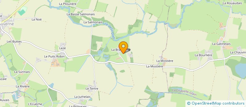 localisation de l'entreprise EARL LES BRANCHERES  PETIT-AUVERNE