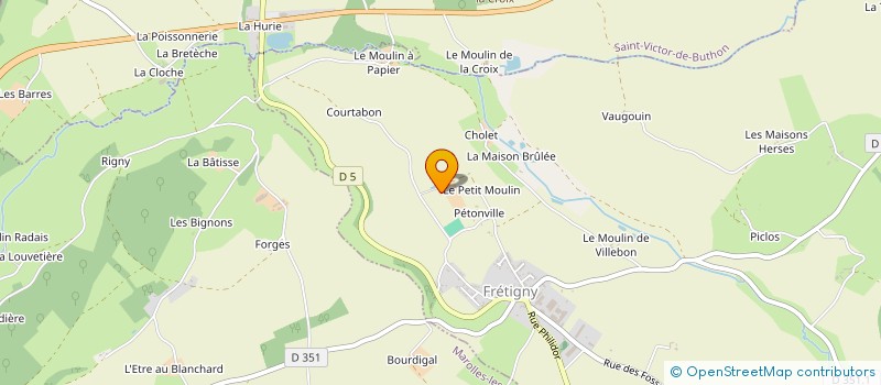 localisation de l'entreprise EARL LES BUIS à SAINTIGNY