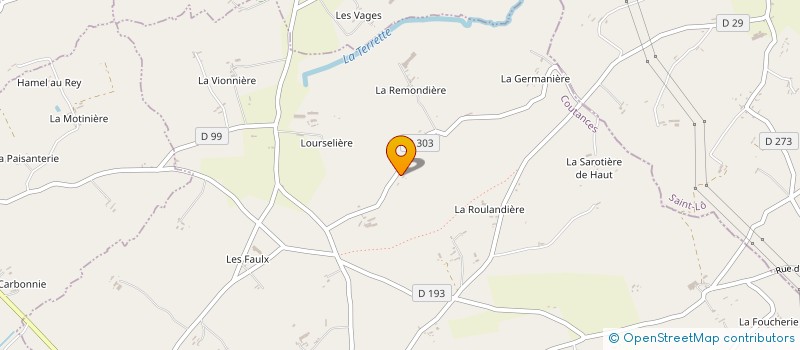 localisation de l'entreprise EARL LES BUISSONNETS à MONTPINCHON