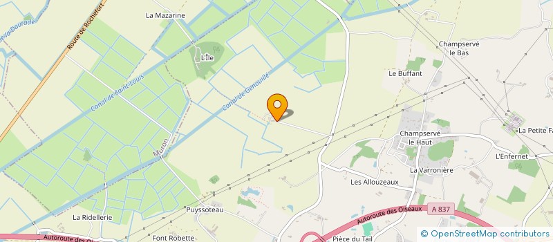 localisation de l'entreprise EARL LES BUSSADES à TONNAY-CHARENTE