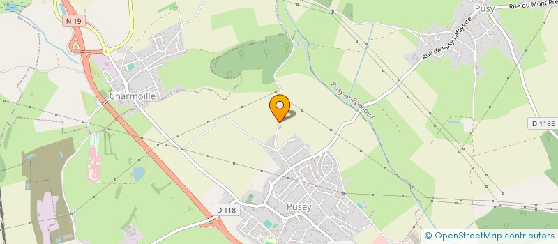 localisation de l'entreprise EARL LES CALECHES DE SILICE  PUSEY