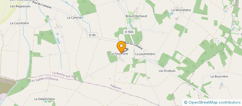 localisation de l'entreprise EARL LES CANADIENS à FALLERON