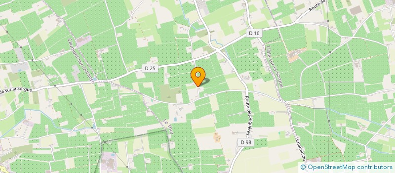 localisation de l'entreprise EARL LES CARMES  LE THOR