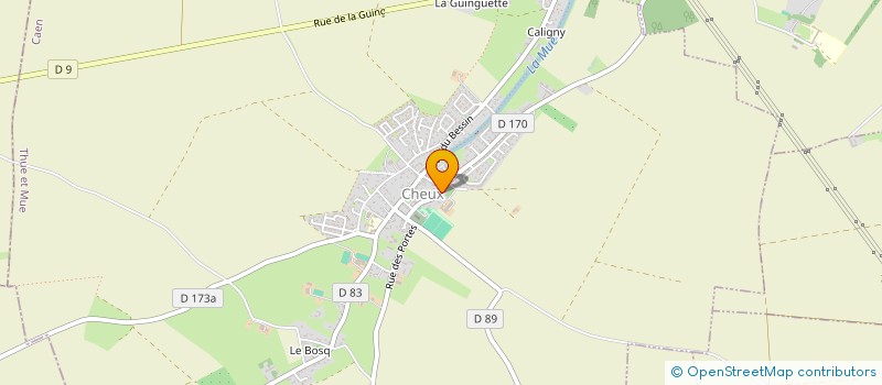 localisation de l'entreprise EARL LES CARRELETS à THUE ET MUE