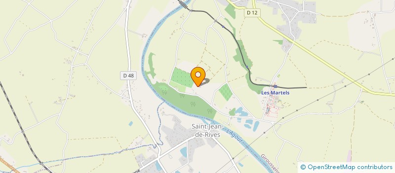 localisation de l'entreprise EARL LES CAUQUILLOUS  AZAS