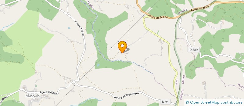 localisation de l'entreprise EARL  LES CAYRES  MIOLLES