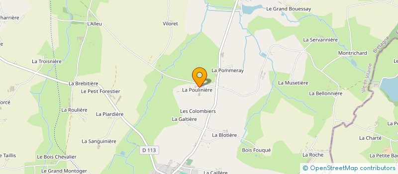 localisation de l'entreprise EARL LES CERISIERS à LUITRE-DOMPIERRE