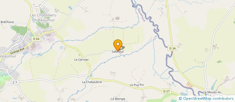 localisation de l'entreprise EARL LES CG à SEVREMONT