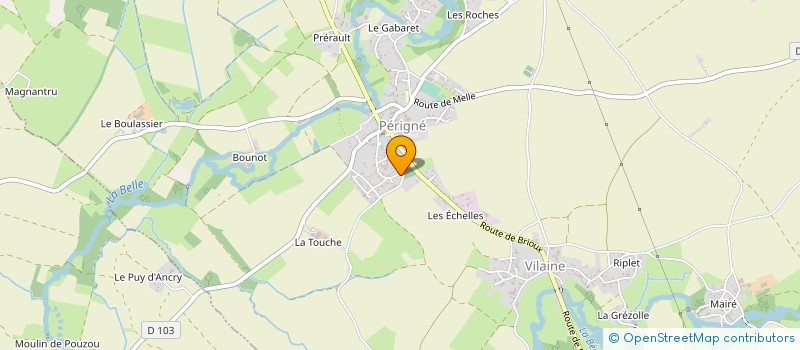 localisation de l'entreprise EARL LES CHAGNEES à SECONDIGNE-SUR-BELLE