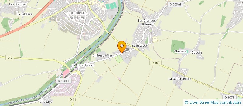 localisation de l'entreprise EARL. LES CHATONNES à DOMPIERRE-SUR-MER
