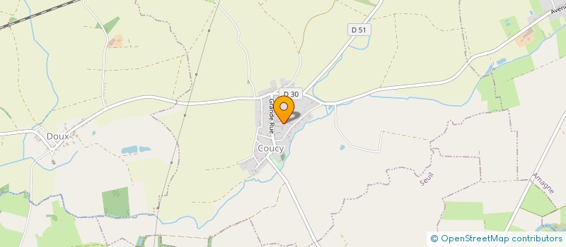 localisation de l'entreprise EARL LES CHENEVIERES  COUCY