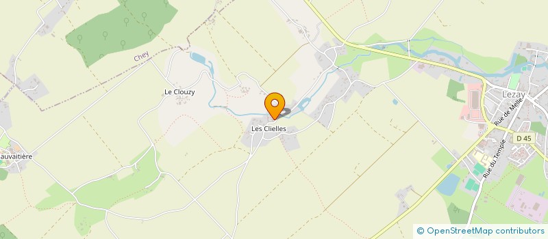 localisation de l'entreprise EARL LES CLIELLES  LEZAY