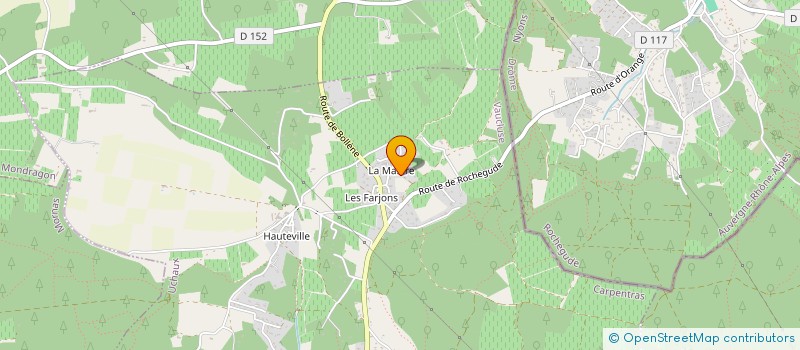 localisation de l'entreprise EARL LES COMBETTES  UCHAUX