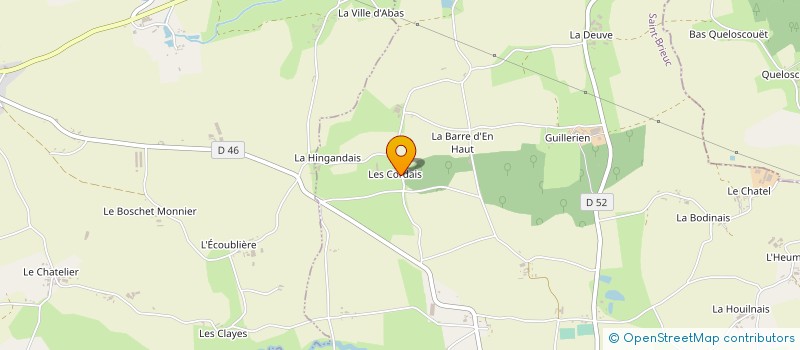 localisation de l'entreprise EARL LES CORDAIS à LANRELAS