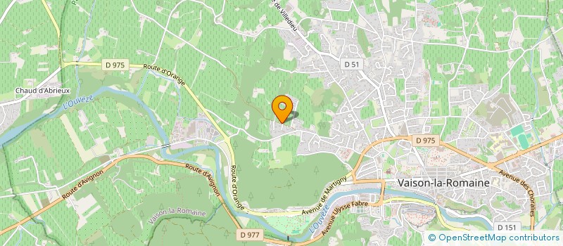 localisation de l'entreprise EARL LES COTEAUX DE MARAUDY  VAISON-LA-ROMAINE