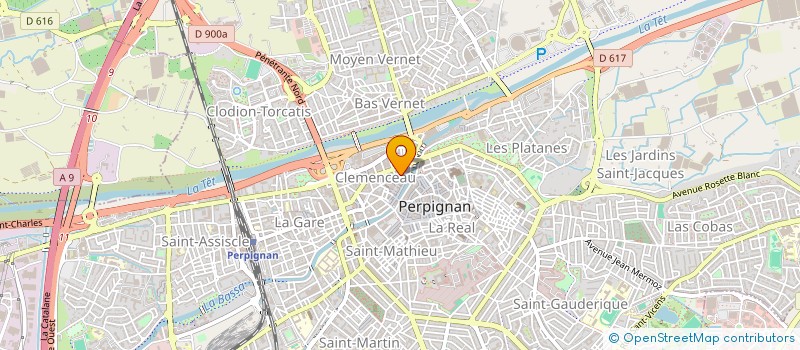 localisation de l'entreprise EARL LES COTEAUX DU ROUSSILLON  PERPIGNAN