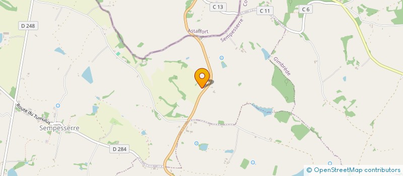 localisation de l'entreprise EARL LES DELICES DU SARRAU  SEMPESSERRE