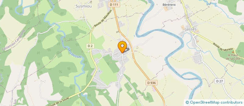 localisation de l'entreprise EARL LES DEUX AILES  NARP